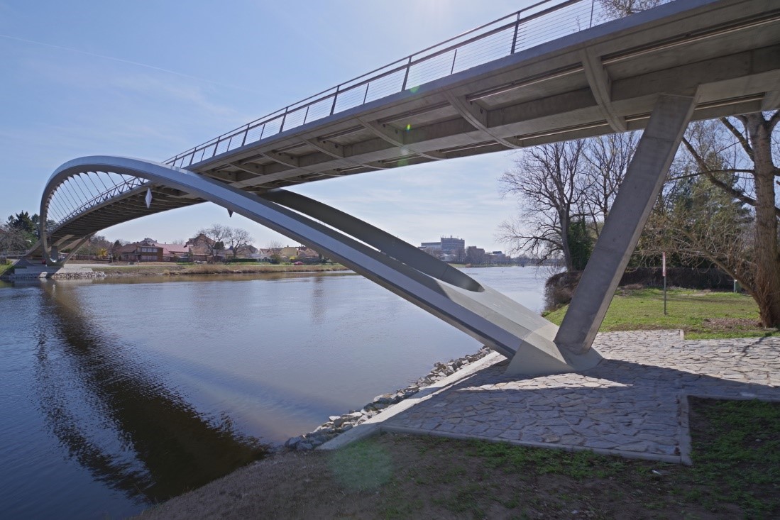 Il ponte pedonale di Nymburk