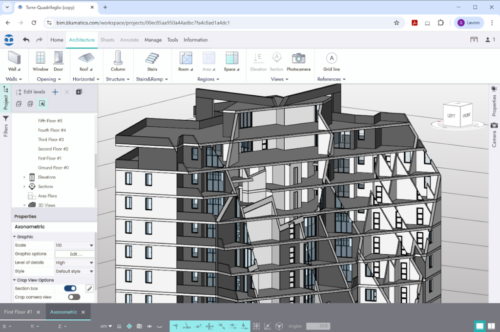 BIM sezione Blumatica BIM Modeler